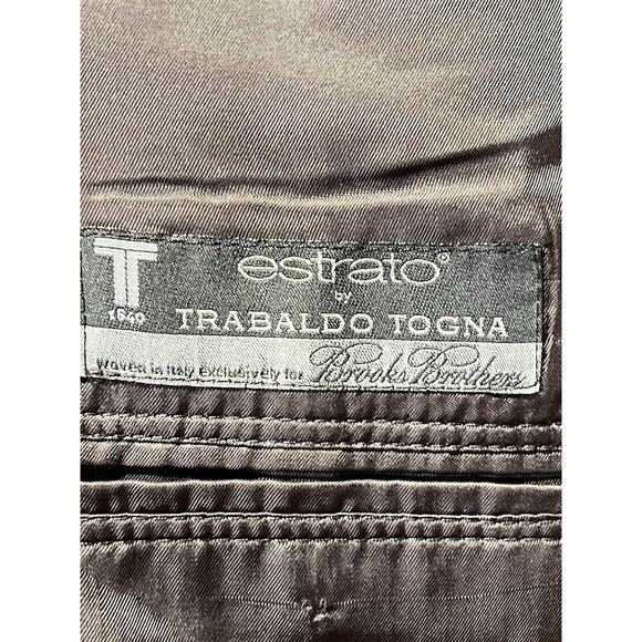 Brooks Brothers 1818 Madison 44R Dark Gray Pinstripe Blazer Sport Suit Jacket - Picture 16 of 16